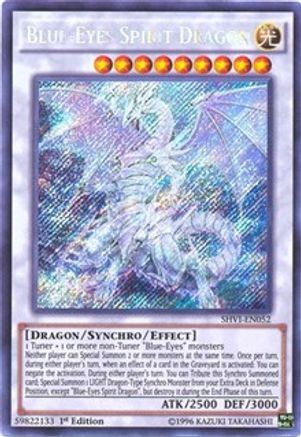 Blue-Eyes Spirit Dragon [SHVI-EN052] Secret Rare - Yu-Gi-Oh! - Card Brawlers | Quebec | Canada |