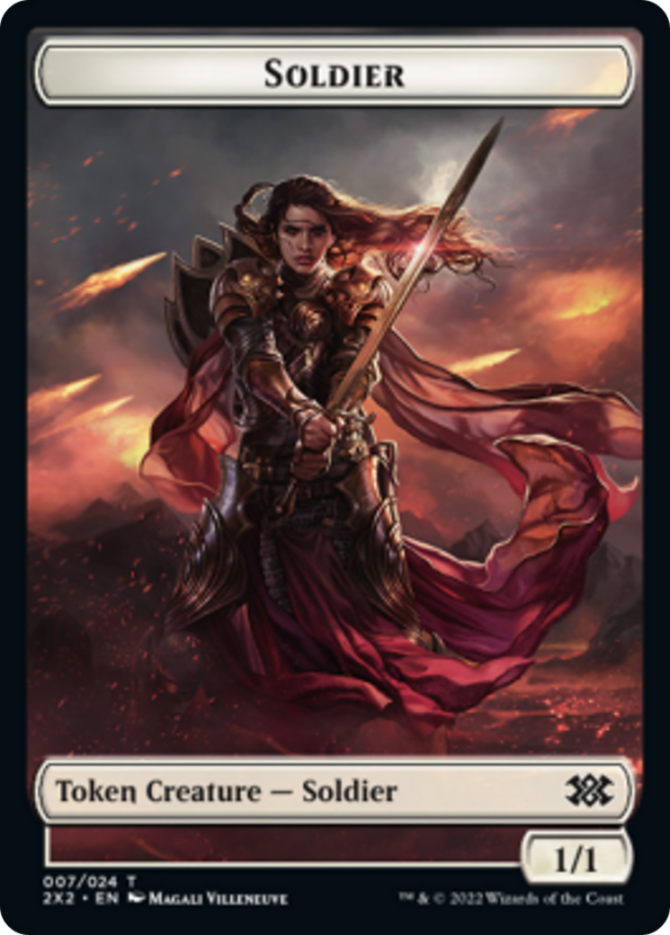 Elemental // Soldier Double-Sided Token [Double Masters 2022 Tokens] - Magic: The Gathering - Card Brawlers | Quebec | Canada |