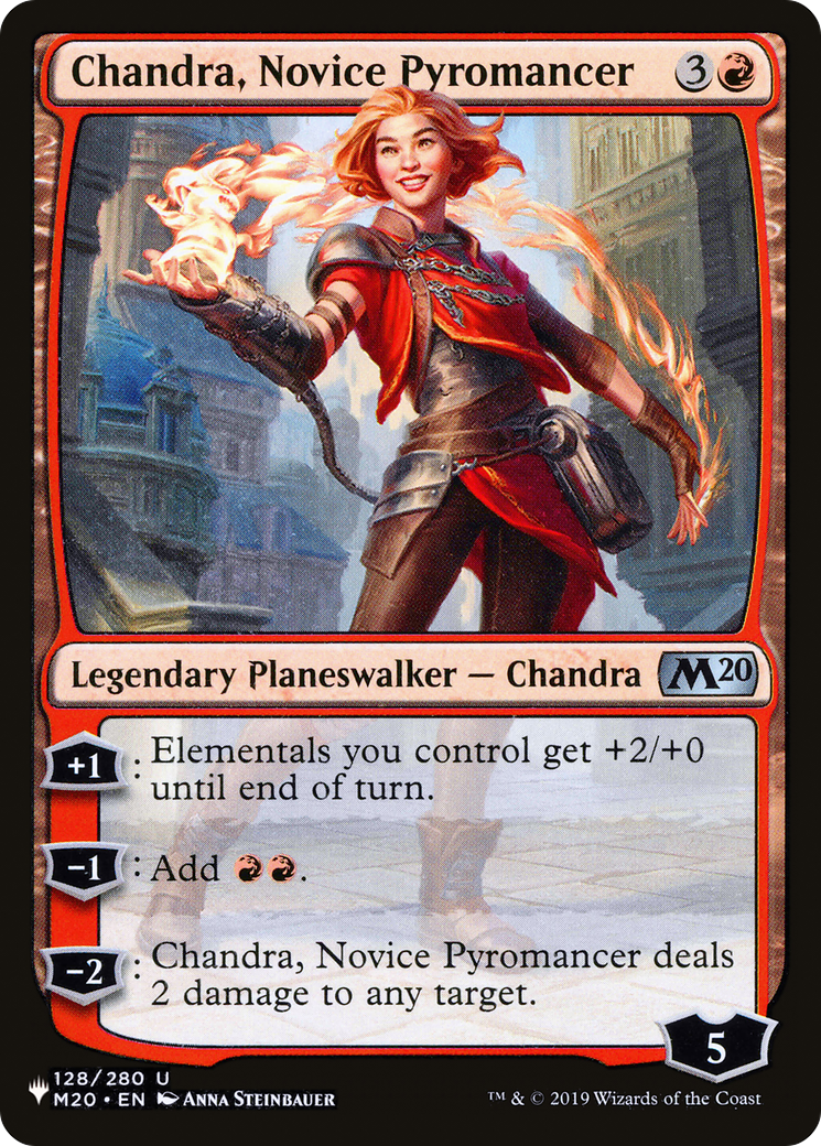 Chandra, Novice Pyromancer [The List] - Magic: The Gathering - Card Brawlers | Quebec | Canada |