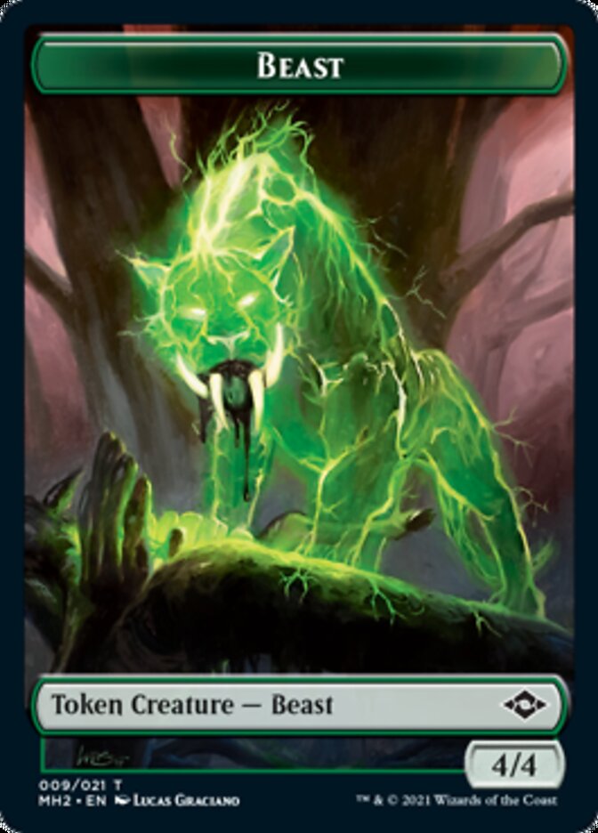 Beast // Clue (14) Double-Sided Token [Modern Horizons 2 Tokens] - Magic: The Gathering - Card Brawlers | Quebec | Canada |