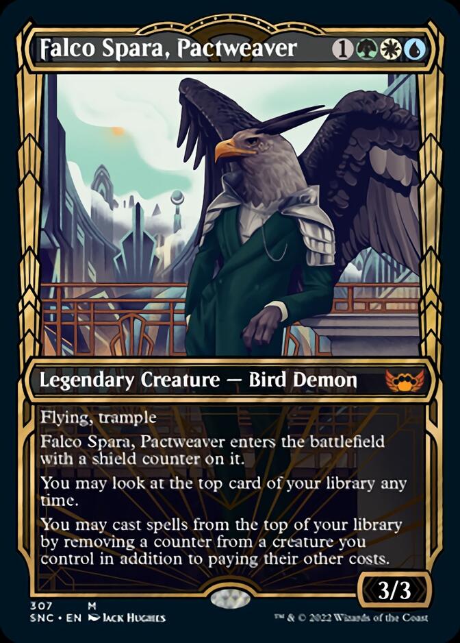Falco Spara, Pactweaver (Showcase Golden Age) [Streets of New Capenna] - Magic: The Gathering - Card Brawlers | Quebec | Canada |