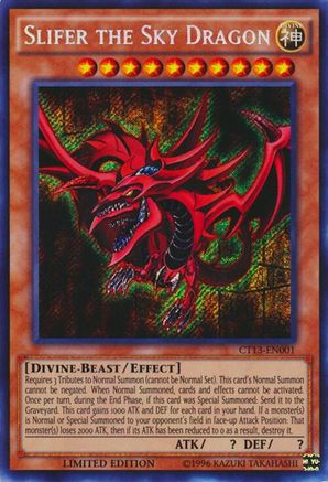 Slifer the Sky Dragon [CT13-EN001] Secret Rare - Yu-Gi-Oh! - Card Brawlers | Quebec | Canada |