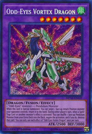 Odd-Eyes Vortex Dragon [MP16-EN139] Secret Rare - Yu-Gi-Oh! - Card Brawlers | Quebec | Canada |