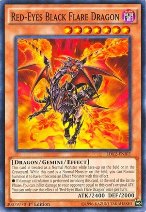 Red-Eyes Black Flare Dragon [LDK2-ENJ02] Common - Yu-Gi-Oh! - Card Brawlers | Quebec | Canada |