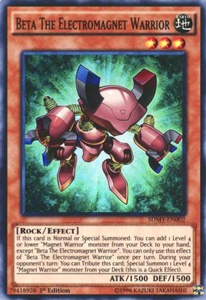 Beta The Electromagnet Warrior [SDMY-EN002] Super Rare - Yu-Gi-Oh! - Card Brawlers | Quebec | Canada |