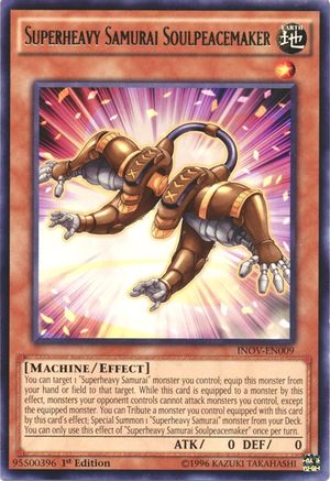Superheavy Samurai Soulpeacemaker [INOV-EN009] Rare - Yu-Gi-Oh! - Card Brawlers | Quebec | Canada |