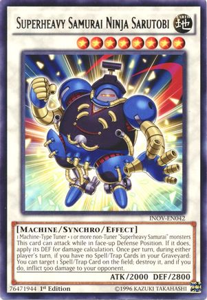 Superheavy Samurai Ninja Sarutobi [INOV-EN042] Rare - Yu-Gi-Oh! - Card Brawlers | Quebec | Canada |
