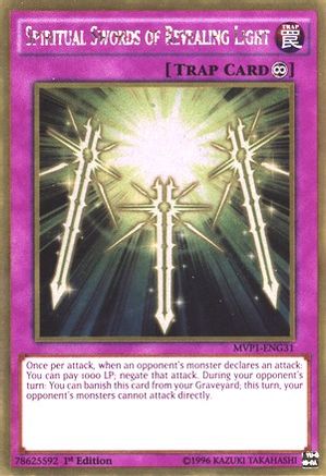 Spiritual Swords of Revealing Light [MVP1-ENG31] Gold Rare - Yu-Gi-Oh! - Card Brawlers | Quebec | Canada |