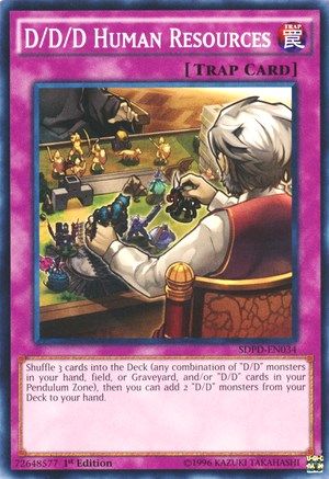 D/D/D Human Resources [SDPD-EN034] Common - Yu-Gi-Oh! - Card Brawlers | Quebec | Canada |
