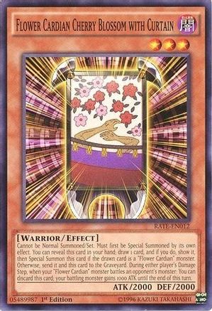 Flower Cardian Cherry Blossom with Curtain [RATE-EN012] Common - Yu-Gi-Oh! - Card Brawlers | Quebec | Canada |