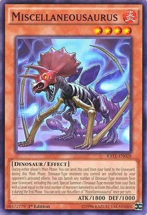 Miscellaneousaurus [RATE-EN028] Common - Yu-Gi-Oh! - Card Brawlers | Quebec | Canada |