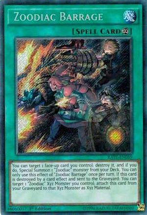 Zoodiac Barrage [RATE-EN059] Secret Rare - Yu-Gi-Oh! - Card Brawlers | Quebec | Canada |