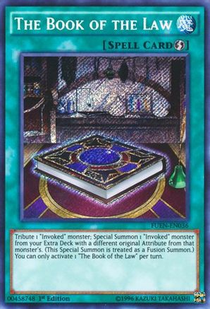 The Book of the Law [FUEN-EN036] Secret Rare - Yu-Gi-Oh! - Card Brawlers | Quebec | Canada |