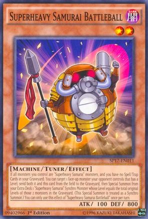 Superheavy Samurai Battleball [SP17-EN011] Starfoil Rare - Yu-Gi-Oh! - Card Brawlers | Quebec | Canada |