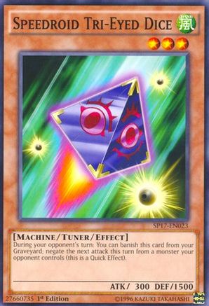 Speedroid Tri-Eyed Dice [SP17-EN023] Common - Yu-Gi-Oh! - Card Brawlers | Quebec | Canada |