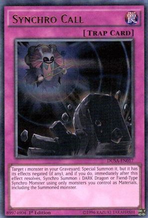 Synchro Call [DUSA-EN017] Ultra Rare - Yu-Gi-Oh! - Card Brawlers | Quebec | Canada |