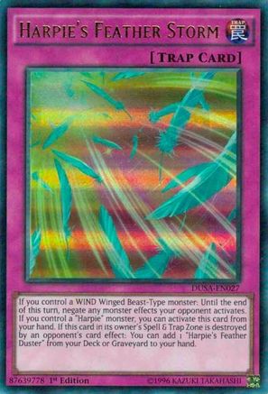 Harpie's Feather Storm [DUSA-EN027] Ultra Rare - Yu-Gi-Oh! - Card Brawlers | Quebec | Canada |