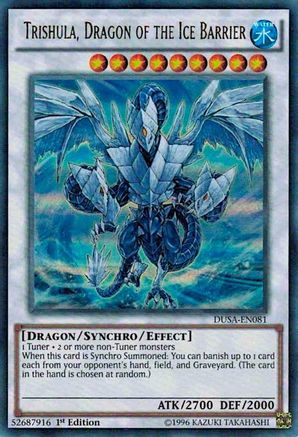 Trishula, Dragon of the Ice Barrier [DUSA-EN081] Ultra Rare - Yu-Gi-Oh! - Card Brawlers | Quebec | Canada |