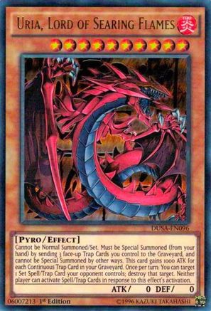 Uria, Lord of Searing Flames [DUSA-EN096] Ultra Rare - Yu-Gi-Oh! - Card Brawlers | Quebec | Canada |