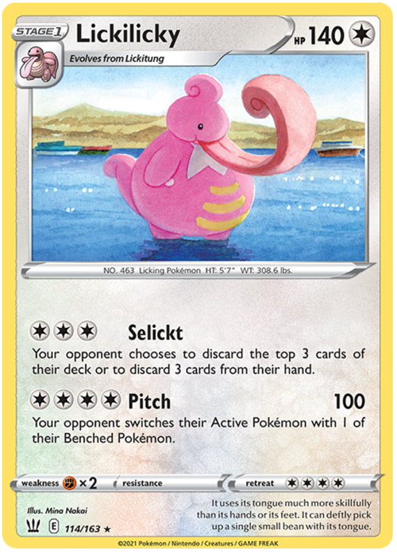 Lickilicky (114/163) [Sword & Shield: Battle Styles] - Pokémon - Card Brawlers | Quebec | Canada |