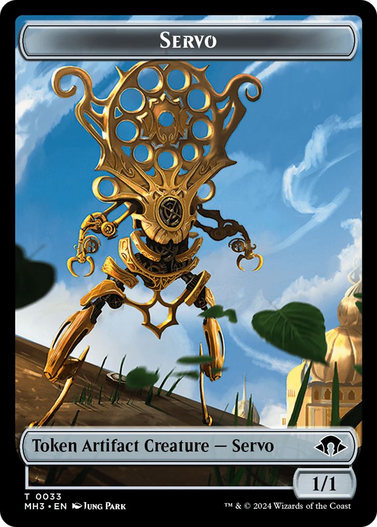 Phyrexian Myr // Servo Double-Sided Token [Modern Horizons 3 Commander Tokens] - Magic: The Gathering - Card Brawlers | Quebec | Canada |