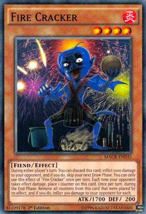 Fire Cracker [MACR-EN035] Common - Yu-Gi-Oh! - Card Brawlers | Quebec | Canada |