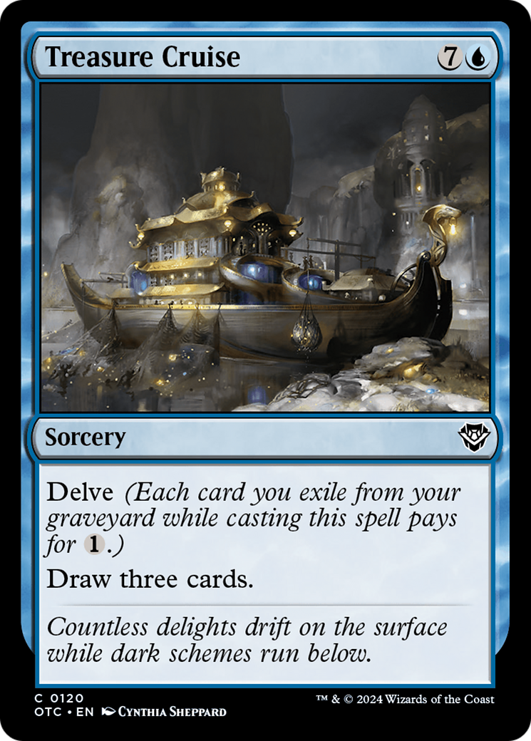 Treasure Cruise [Outlaws of Thunder Junction Commander] - Magic: The Gathering - Card Brawlers | Quebec | Canada |
