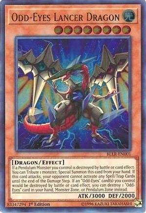 Odd-Eyes Lancer Dragon [BLLR-EN001] Ultra Rare - Yu-Gi-Oh! - Card Brawlers | Quebec | Canada |