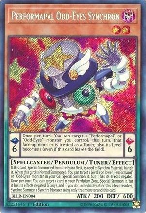 Performapal Odd-Eyes Synchron [BLLR-EN004] Secret Rare - Yu-Gi-Oh! - Card Brawlers | Quebec | Canada |