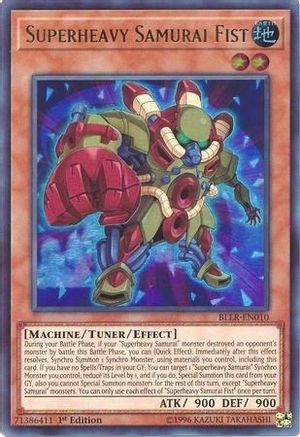 Superheavy Samurai Fist [BLLR-EN010] Ultra Rare - Yu-Gi-Oh! - Card Brawlers | Quebec | Canada |