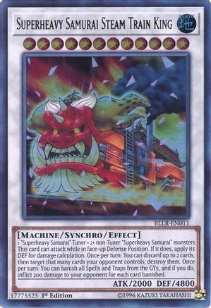 Superheavy Samurai Steam Train King [BLLR-EN011] Ultra Rare - Yu-Gi-Oh! - Card Brawlers | Quebec | Canada |
