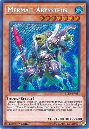 Mermail Abyssteus [BLLR-EN051] Secret Rare - Yu-Gi-Oh! - Card Brawlers | Quebec | Canada |