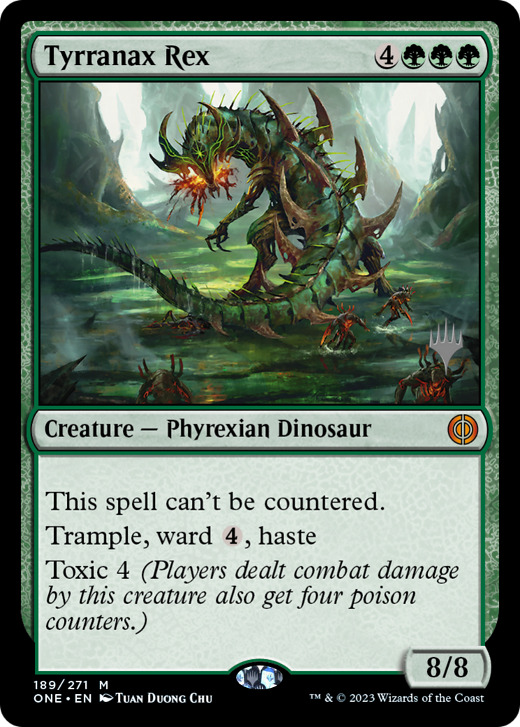 Tyrranax Rex (Promo Pack) [Phyrexia: All Will Be One Promos] - Magic: The Gathering - Card Brawlers | Quebec | Canada |