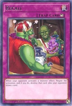 Recall [COTD-EN078] Rare - Yu-Gi-Oh! - Card Brawlers | Quebec | Canada |