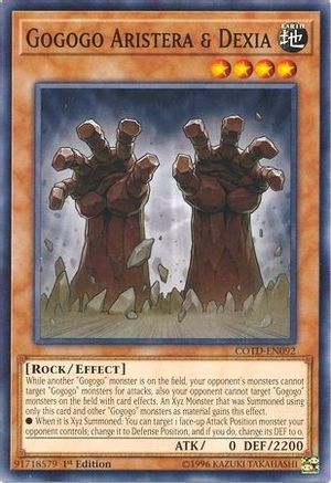 Gogogo Aristera & Dexia [COTD-EN092] Common - Yu-Gi-Oh! - Card Brawlers | Quebec | Canada |