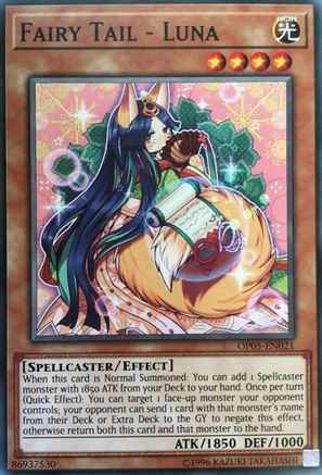Fairy Tail - Luna [OP05-EN021] Common - Yu-Gi-Oh! - Card Brawlers | Quebec | Canada |