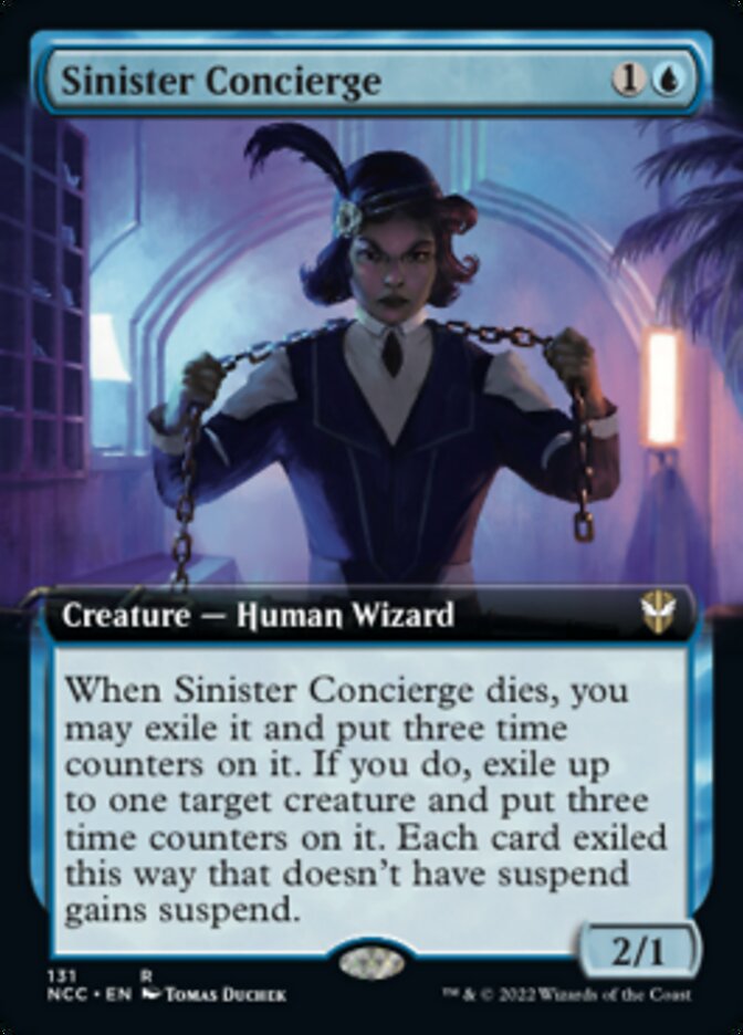 Sinister Concierge (Extended Art) [Streets of New Capenna Commander] - Magic: The Gathering - Card Brawlers | Quebec | Canada |
