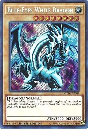 Blue-Eyes White Dragon [CT14-EN002] Secret Rare - Yu-Gi-Oh! - Card Brawlers | Quebec | Canada |