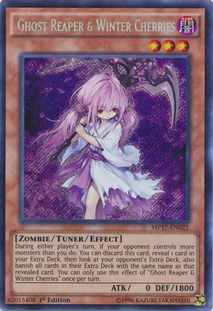 Ghost Reaper & Winter Cherries [MP17-EN022] Secret Rare - Yu-Gi-Oh! - Card Brawlers | Quebec | Canada |