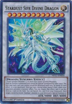 Stardust Sifr Divine Dragon [MP17-EN054] Ultra Rare - Yu-Gi-Oh! - Card Brawlers | Quebec | Canada |