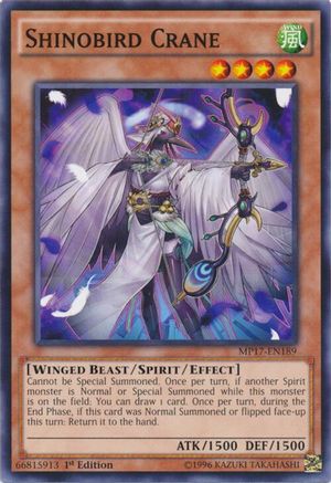 Shinobird Crane [MP17-EN189] Common - Yu-Gi-Oh! - Card Brawlers | Quebec | Canada |