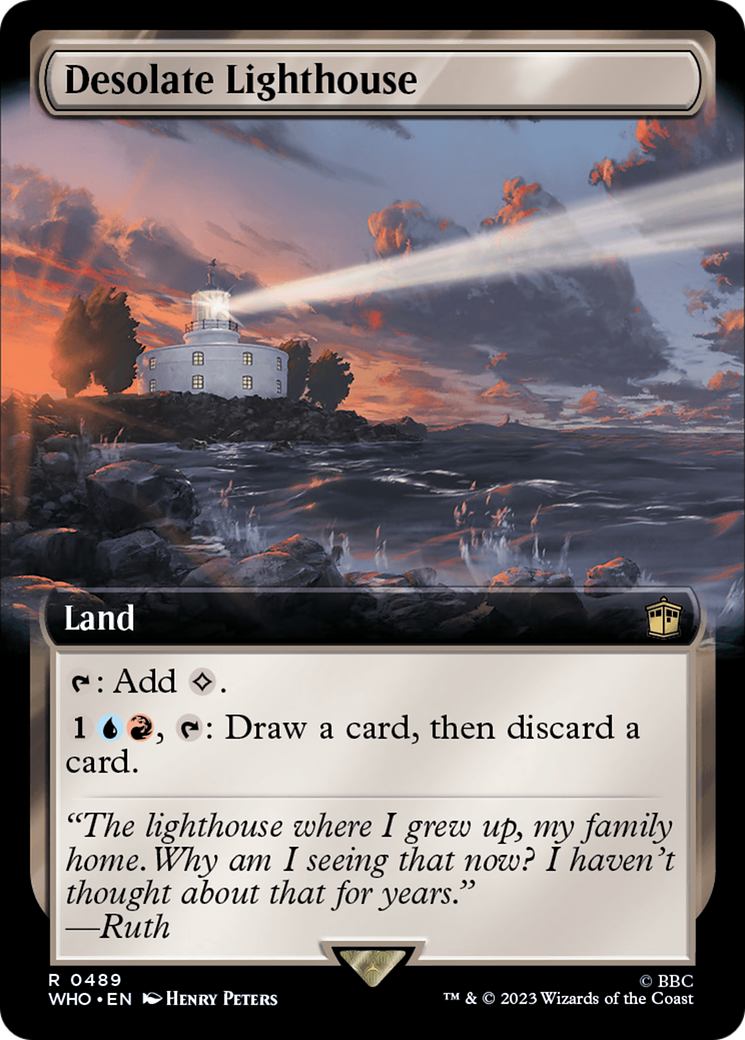 Desolate Lighthouse (Extended Art) [Doctor Who] - Magic: The Gathering - Card Brawlers | Quebec | Canada |