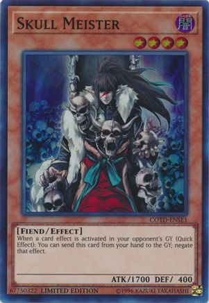 Skull Meister [COTD-ENSE1] Super Rare - Yu-Gi-Oh! - Card Brawlers | Quebec | Canada |