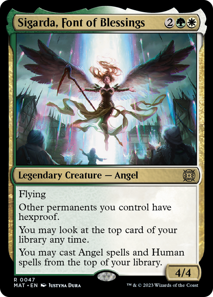 Sigarda, Font of Blessings [March of the Machine: The Aftermath] - Magic: The Gathering - Card Brawlers | Quebec | Canada |
