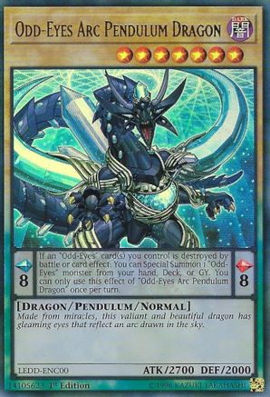 Odd-Eyes Arc Pendulum Dragon [LEDD-ENC00] Ultra Rare - Yu-Gi-Oh! - Card Brawlers | Quebec | Canada |
