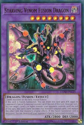 Starving Venom Fusion Dragon [LEDD-ENC25] Ultra Rare - Yu-Gi-Oh! - Card Brawlers | Quebec | Canada |