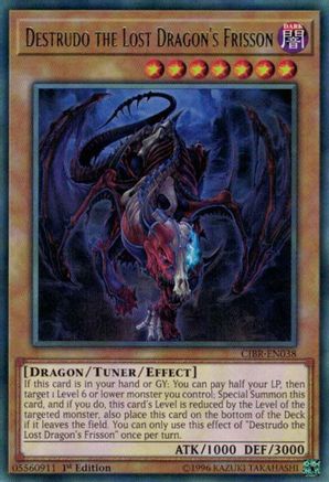 Destrudo the Lost Dragon's Frisson [CIBR-EN038] Rare - Yu-Gi-Oh! - Card Brawlers | Quebec | Canada |