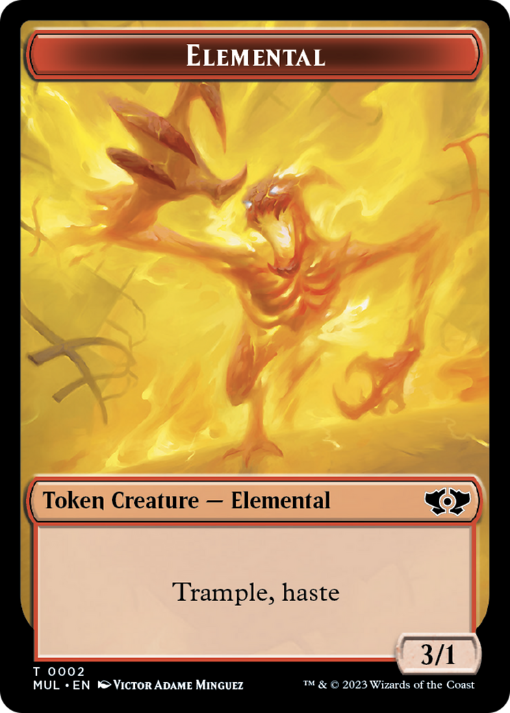 Elemental Token [Multiverse Legends Tokens] - Magic: The Gathering - Card Brawlers | Quebec | Canada |