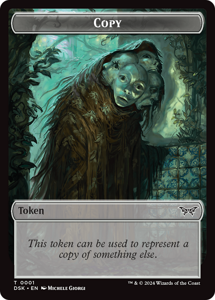 Horror // Copy Double-Sided Token [Duskmourn: House of Horror Tokens] - Magic: The Gathering - Card Brawlers | Quebec | Canada |