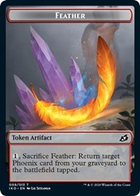Feather // Human Soldier (003) Double-Sided Token [Ikoria: Lair of Behemoths Tokens] - Magic: The Gathering - Card Brawlers | Quebec | Canada |